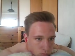 German Cute Broad-shouldered Boy On Cam Big Cock So Hot Ass Doggie